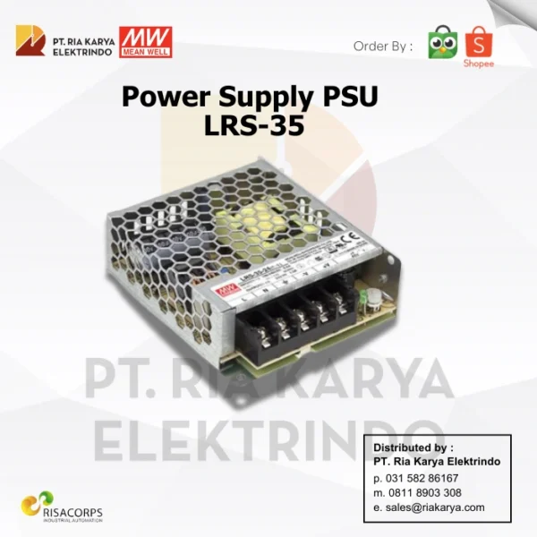 power supply mean well lrs series