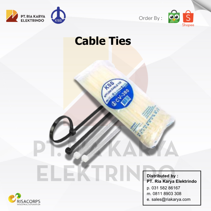 Harga Cable Tie KSS Terbaru 2025 – Lengkap Semua Ukuran & Siap Kirim Hari Ini! 2 Distributor cable tie KSS