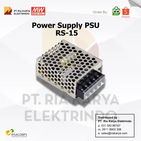 power supply mean well rs series