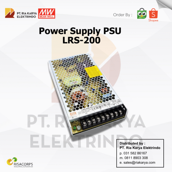power supply mean well lrs series