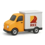 Compact Delivery Truck with Logo