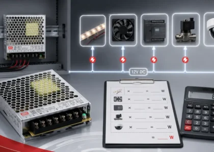 Power Supply 12V Panel Cara Hitung Kebutuhan daya