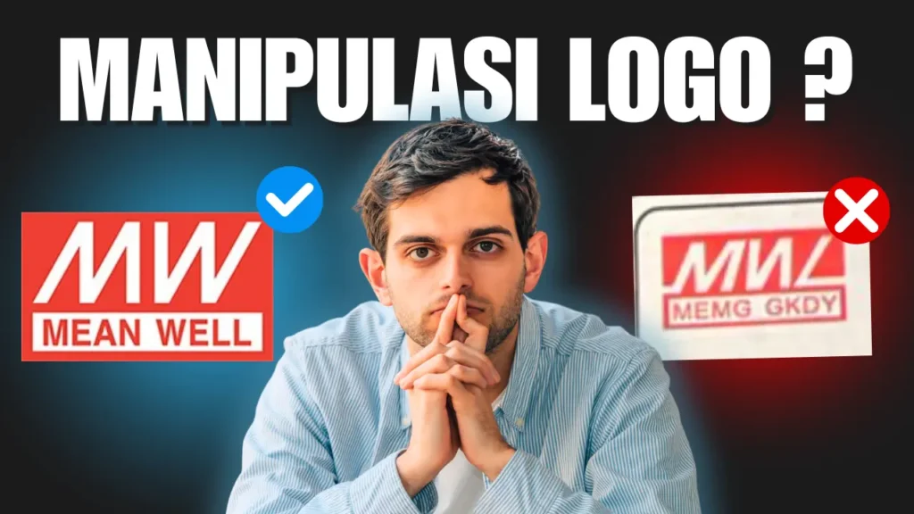 logo mean well palsu
