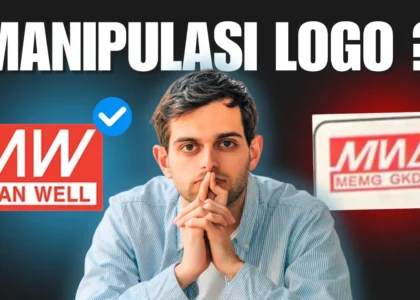 logo mean well palsu