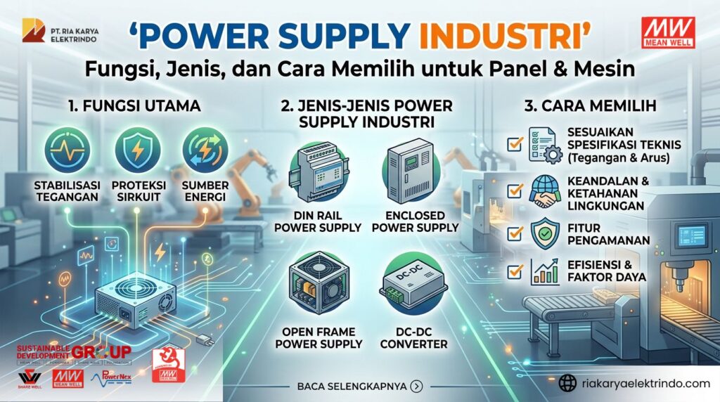Power Supply Industri: Fungsi, Jenis, dan Cara Memilih untuk Panel & Mesin 1 apa itu power supply
