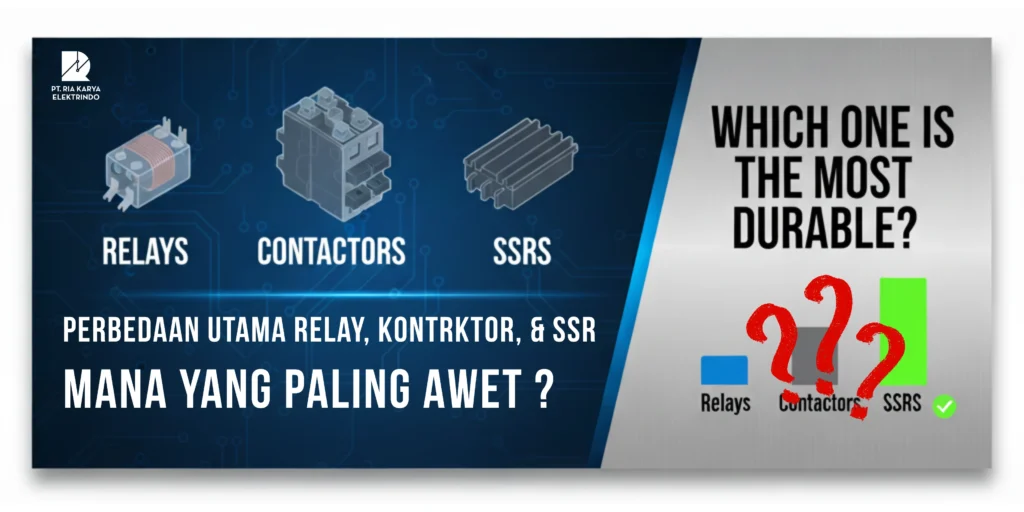 Perbedaan Relay, Kontrktor, & SSR: Mana Yang Paling Awet 1 perbedaan relay