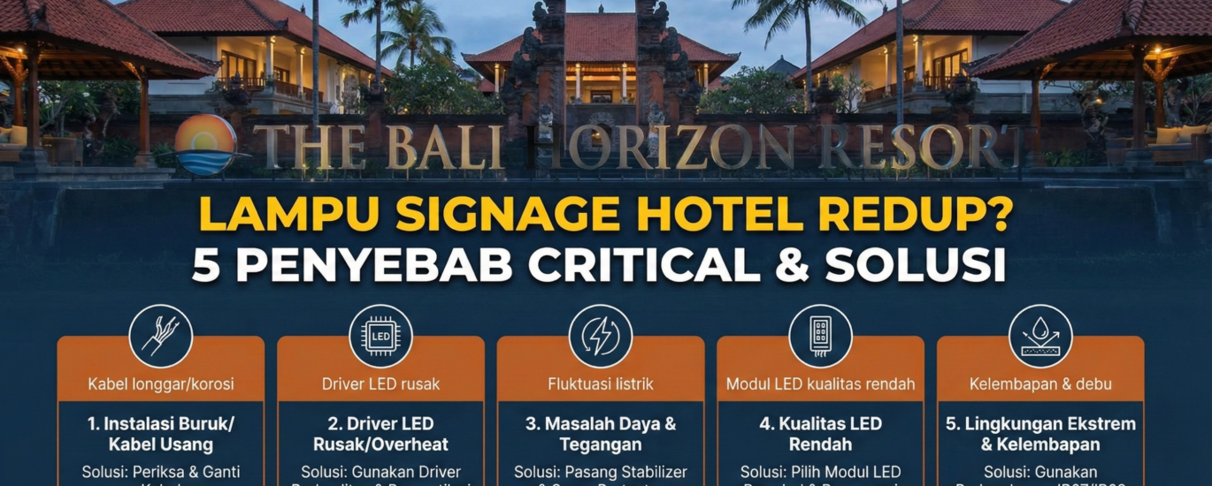Lampu Signage