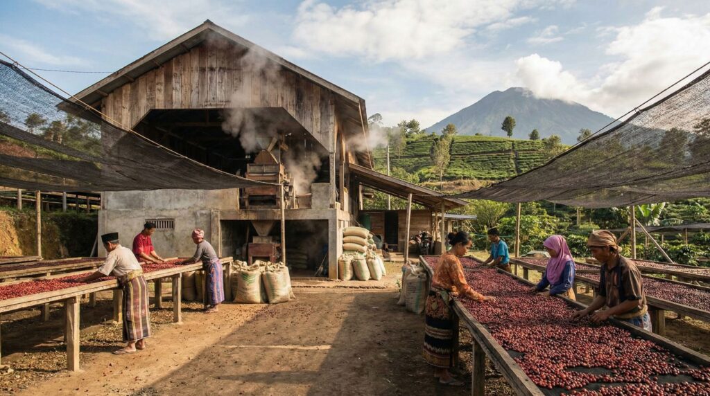 industri pengolahan kopi