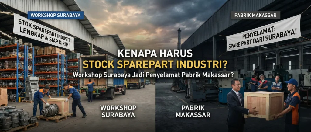 Stock spare part industri