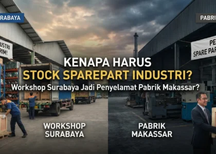 Stock spare part industri