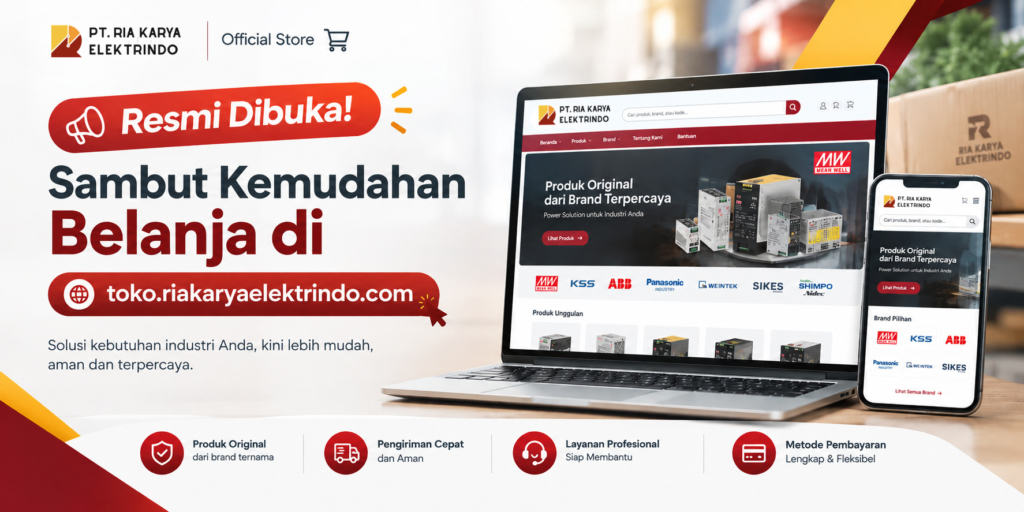 Resmi Dibuka! Sambut Kemudahan Belanja di toko.riakaryaelektrindo.com (Ada Kejutan Menanti!) 1 ria karya elektrindo